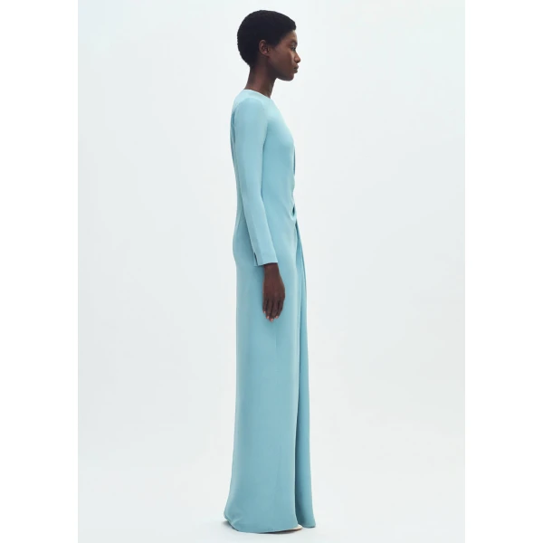 Adam Lippes Salome Dress in Mist, view 3