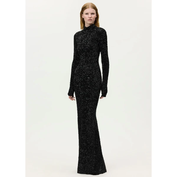 Adam Lippes Samadhi Dress in Black, view 2