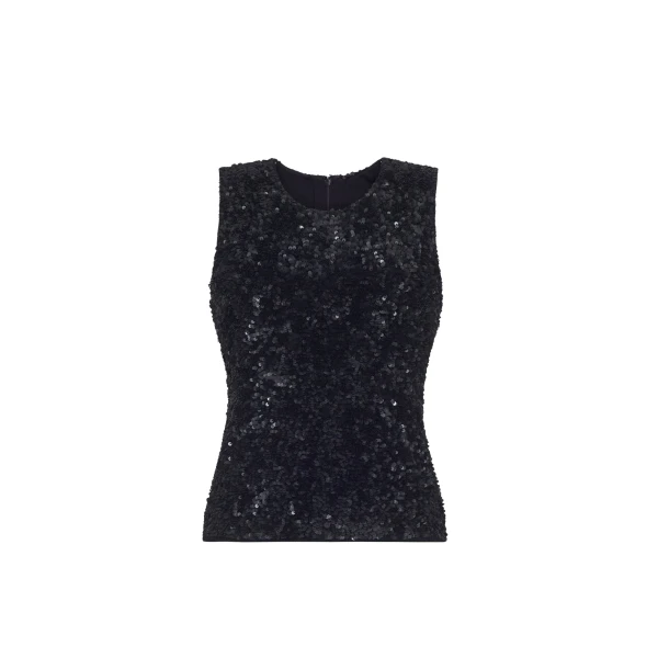 Adam Lippes Santi Top in Black