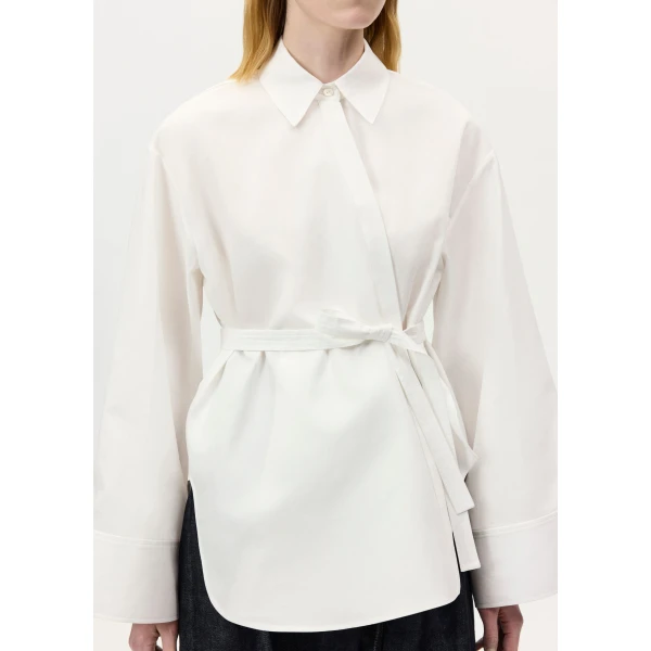 Adam Lippes Sayuri Top in White, view 4