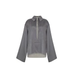 Adam Lippes Shiloh Top in Heather Grey