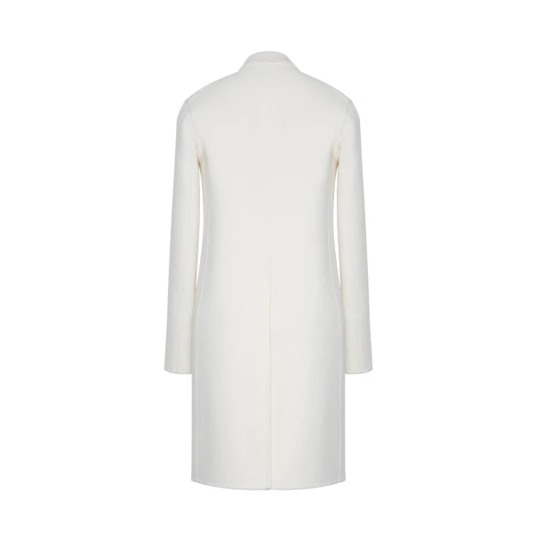 Adam Lippes Short Coat in Ivory, view 4