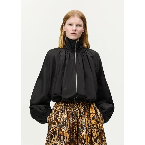 Adam Lippes Simone Jacket in Black, view 2