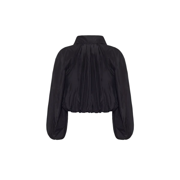 Adam Lippes Simone Jacket in Black, view 5