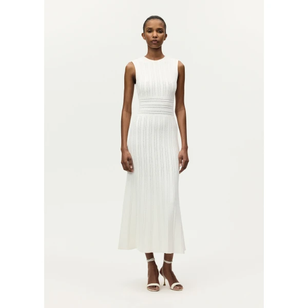 Adam Lippes Sloan Dress in Ivory, view 2