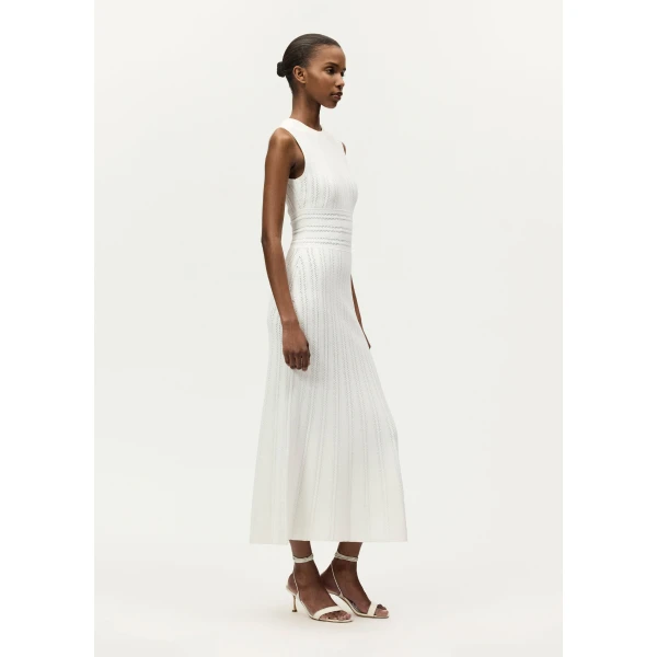 Adam Lippes Sloan Dress in Ivory, view 3