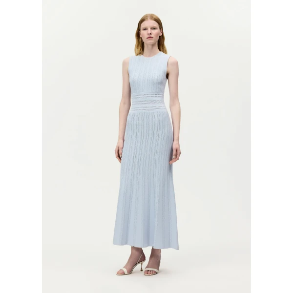 Adam Lippes Sloan Dress in Pale Blue, view 2