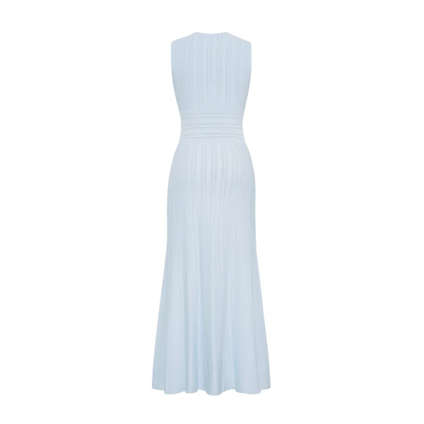 Adam Lippes Sloan Dress in Pale Blue, view 5