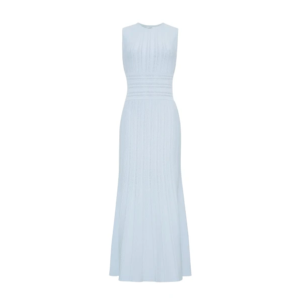 Adam Lippes Sloan Dress in Pale Blue
