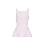 Adam Lippes Soleil Top in Pale Pink