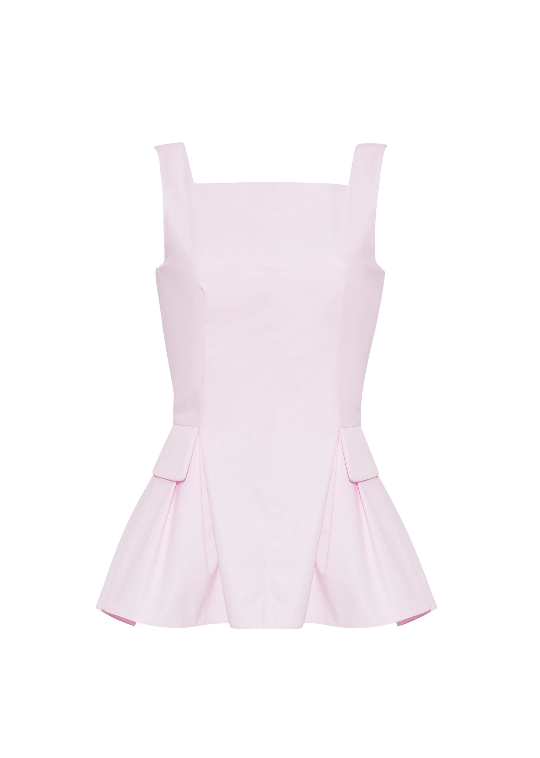 Adam Lippes Soleil Top in Pale Pink