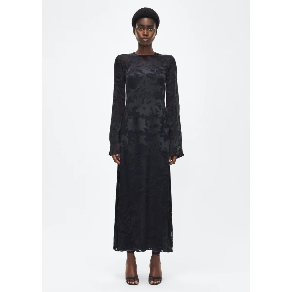 Adam Lippes Sylvia Dress in Black, view 2