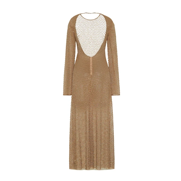 Adam Lippes Sylvia Dress in Gold, view 5
