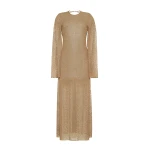 Adam Lippes Sylvia Dress in Gold