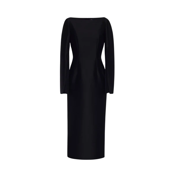 Adam Lippes Talitha Dress in Black