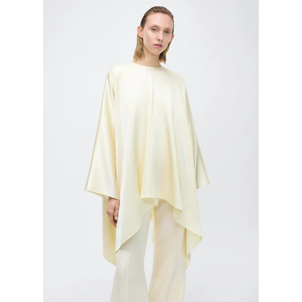 Adam Lippes Tana Top in Cream, view 4