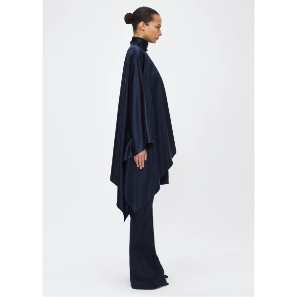 Adam Lippes Tana Top in Navy, view 3