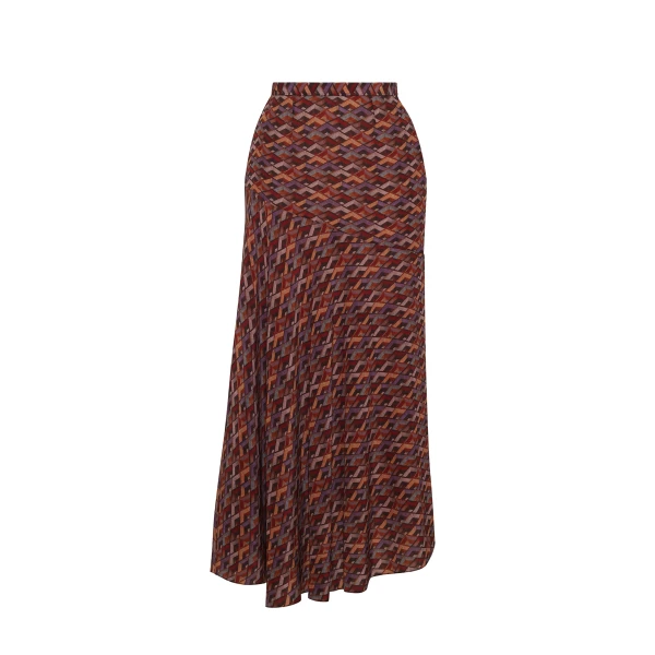 Adam Lippes Tess Skirt in Copper, view 4