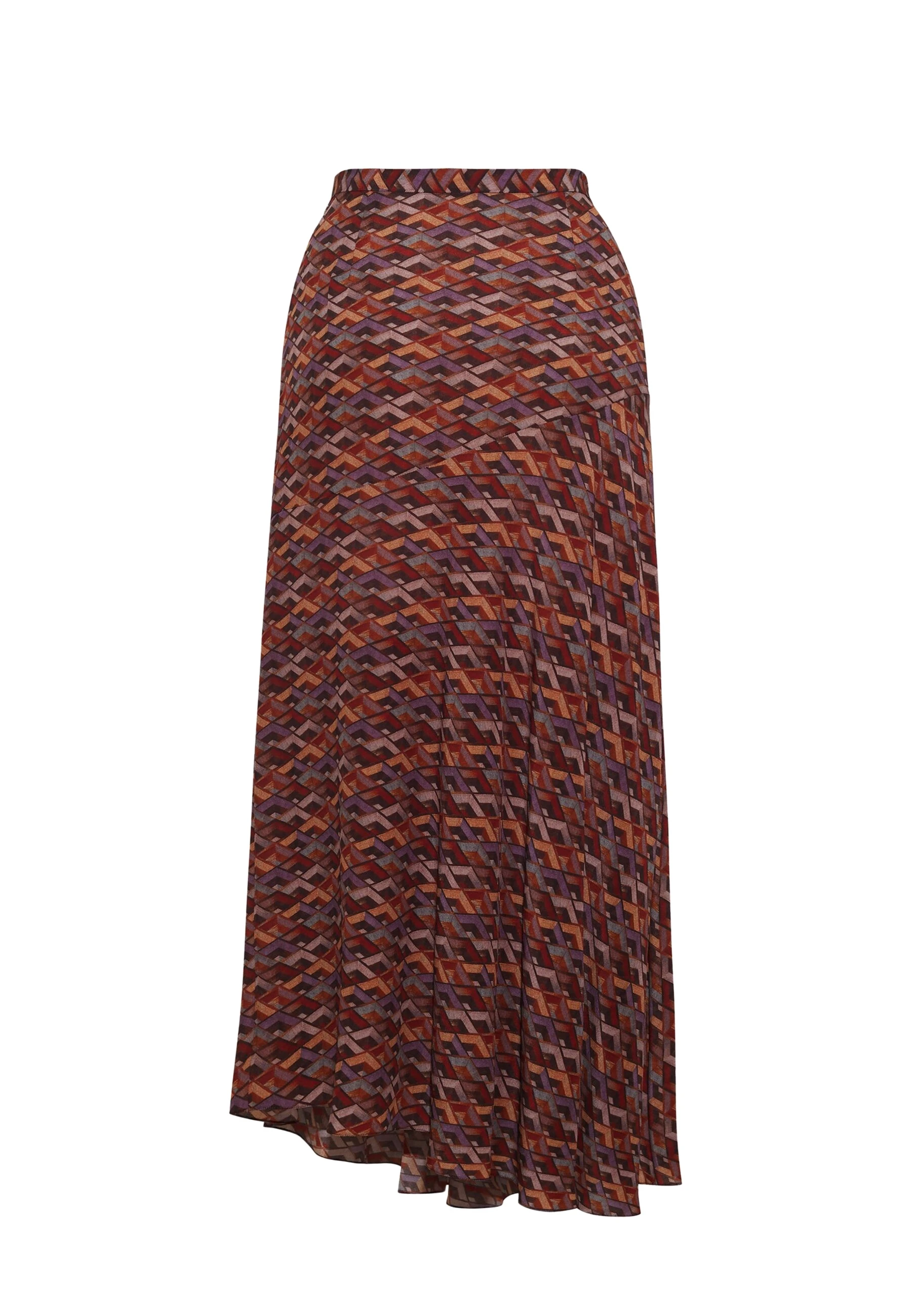 Adam Lippes Tess Skirt in Copper