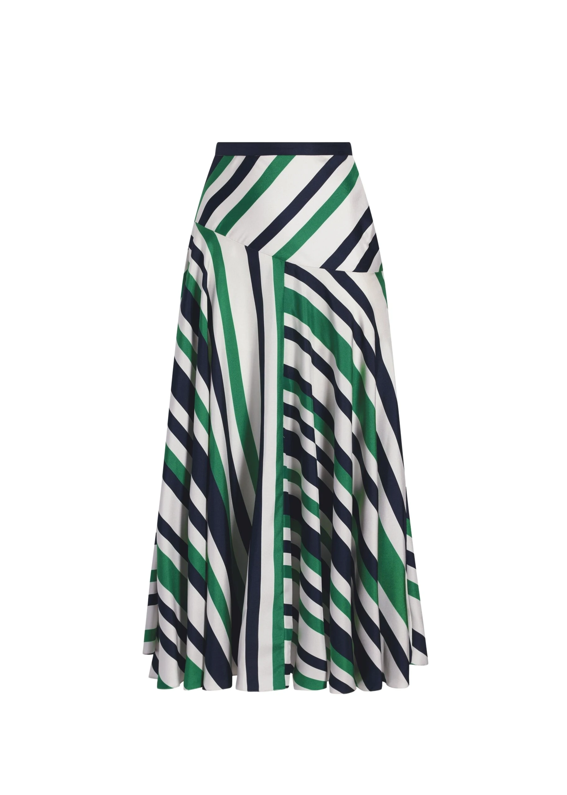 Adam Lippes Thea Skirt in Green Multi