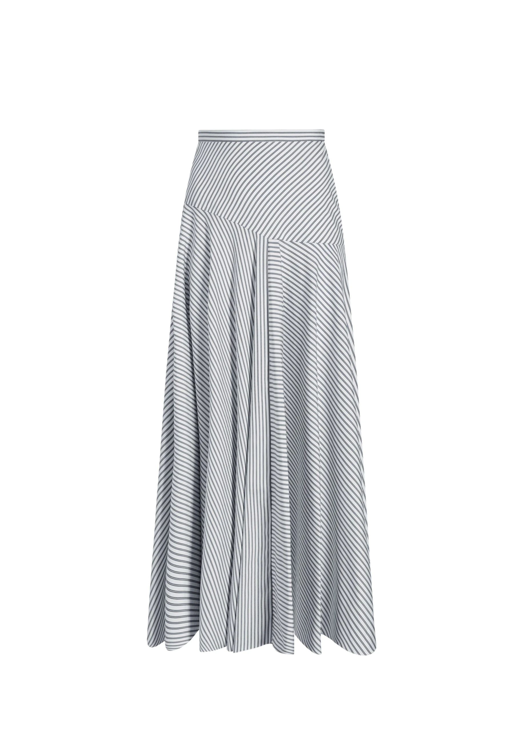 Adam Lippes Thea Skirt in White/Ink