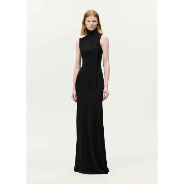 Adam Lippes Theo Dress in Black, view 2