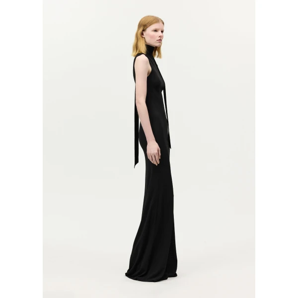 Adam Lippes Theo Dress in Black, view 3