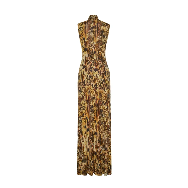 Adam Lippes Theo Dress in Copper Multi, view 5