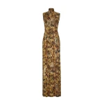 Adam Lippes Theo Dress in Copper Multi