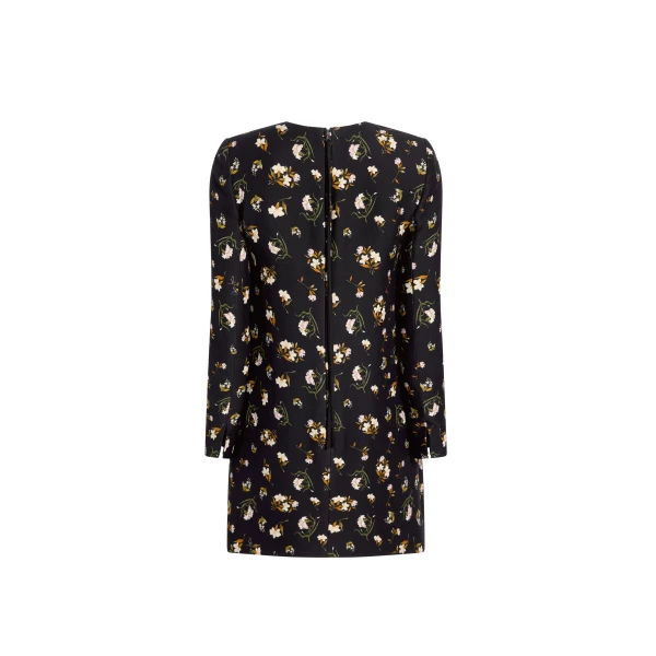 Adam Lippes Tilley Dress in Black Floral, view 5