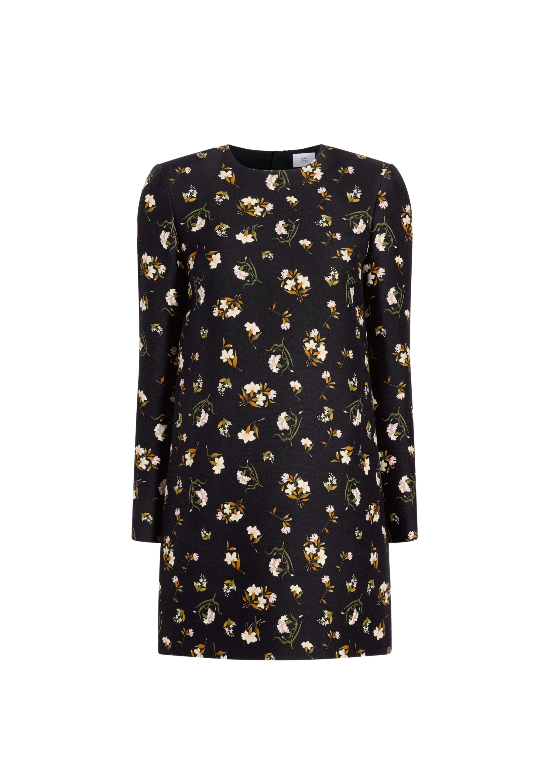 Adam Lippes Tilley Dress in Black Floral