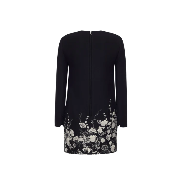 Adam Lippes Tilley Dress in Black/Silver, view 5