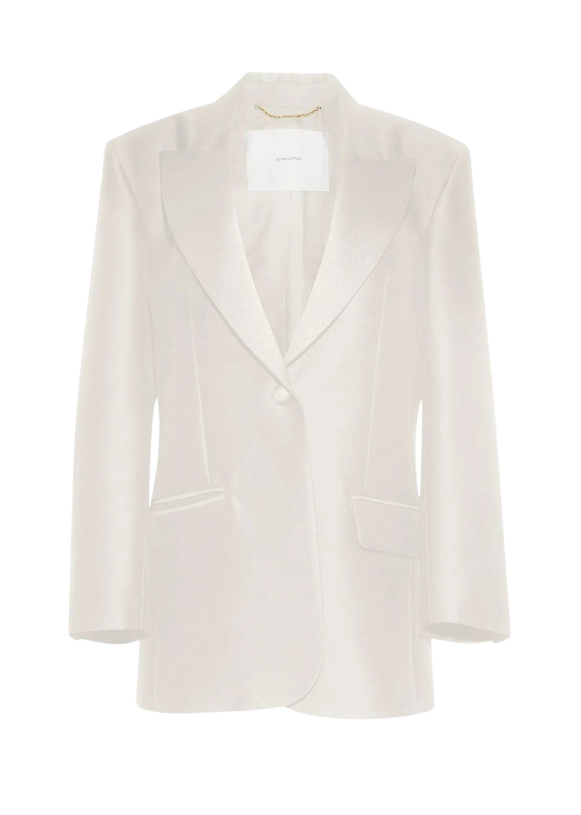 Adam Lippes Tux Jacket in Ivory