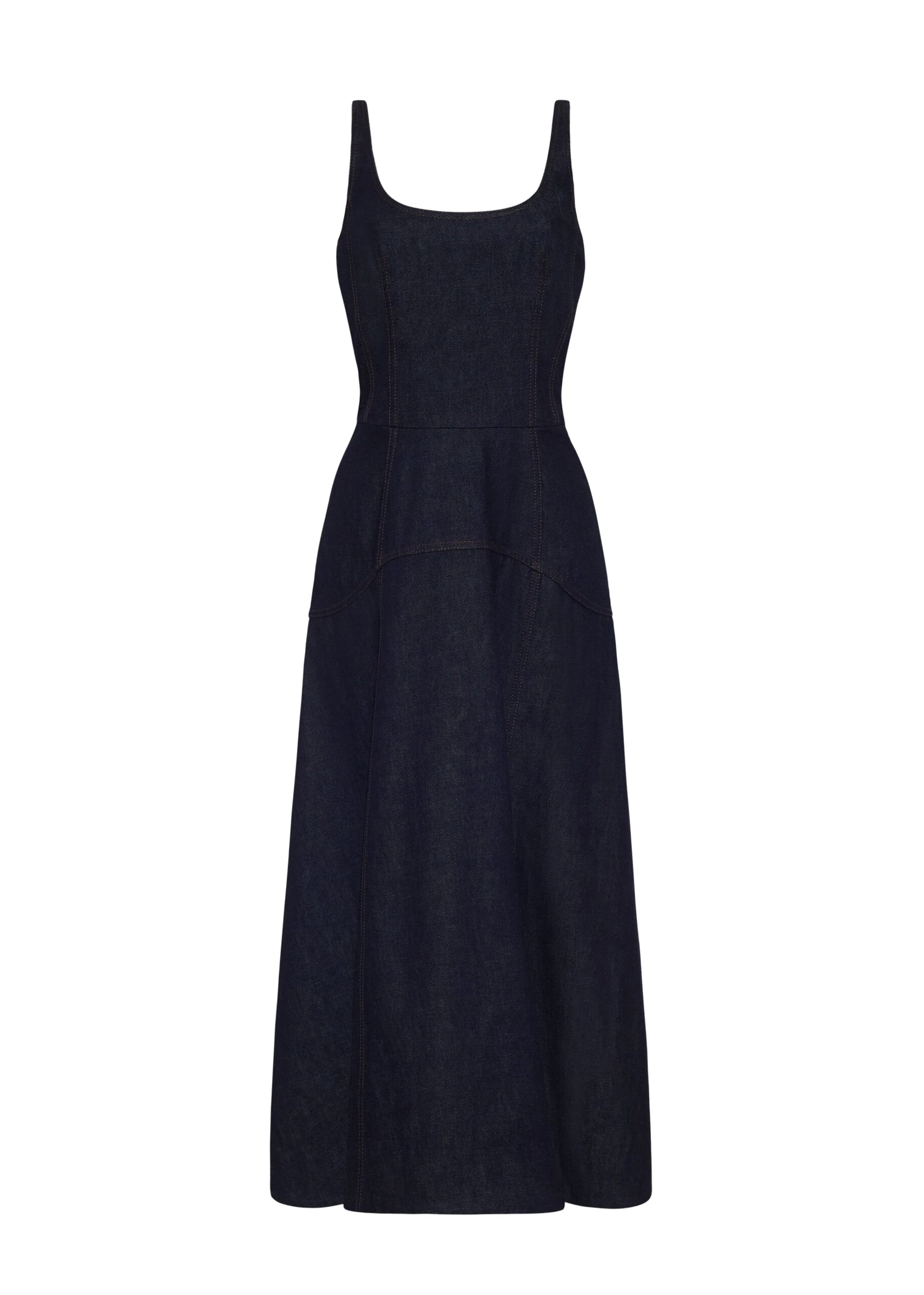 Adam Lippes Veda Dress in Indigo