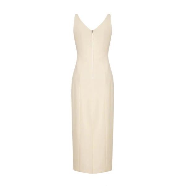 Adam Lippes Willa Dress in Ivory, view 4