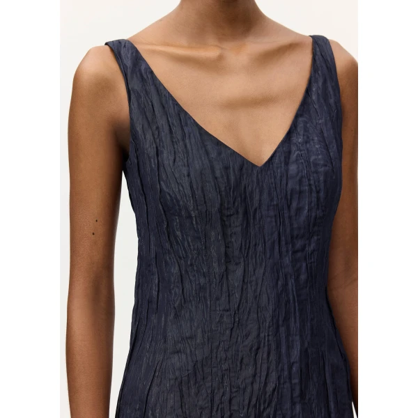 Adam Lippes Willa Dress in Navy, view 4