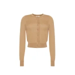 Adam Lippes Worth Cardigan in Camel