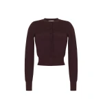 Adam Lippes Worth Cardigan in Mocha