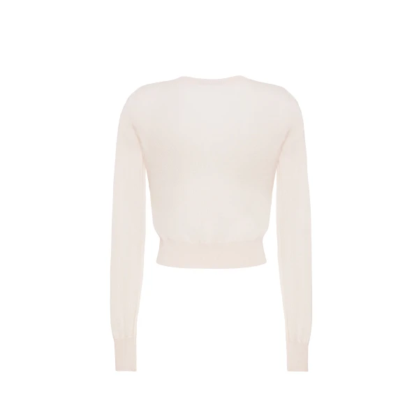 Adam Lippes Worth Cardigan in Pink, view 5