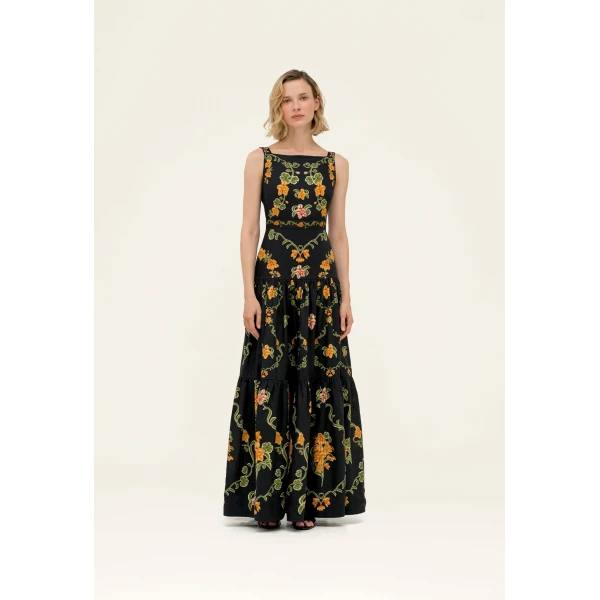 Agua By Agua Bendita Abeja Cordillera Maxi Dress, view 2