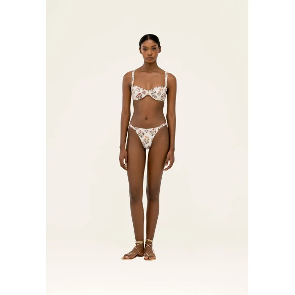 Agua By Agua Bendita Agraz Andes Bikini Top, view 2