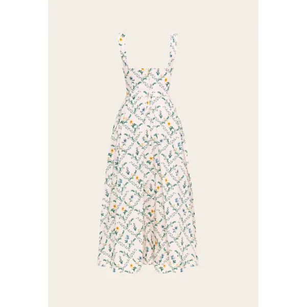Agua By Agua Bendita Alcaparra Brisa Midi Dress, view 3