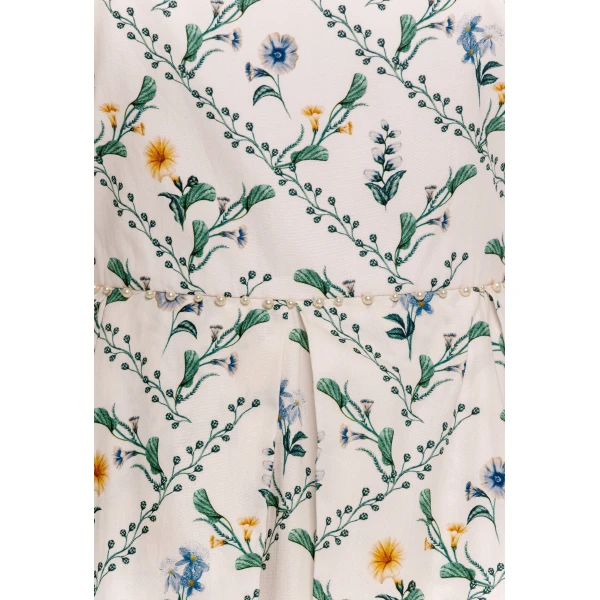 Agua By Agua Bendita Alcaparra Brisa Midi Dress, view 4
