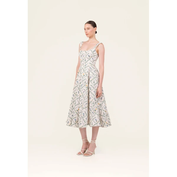 Agua By Agua Bendita Alcaparra Brisa Midi Dress, view 6