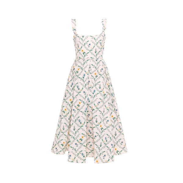 Agua By Agua Bendita Alcaparra Brisa Midi Dress