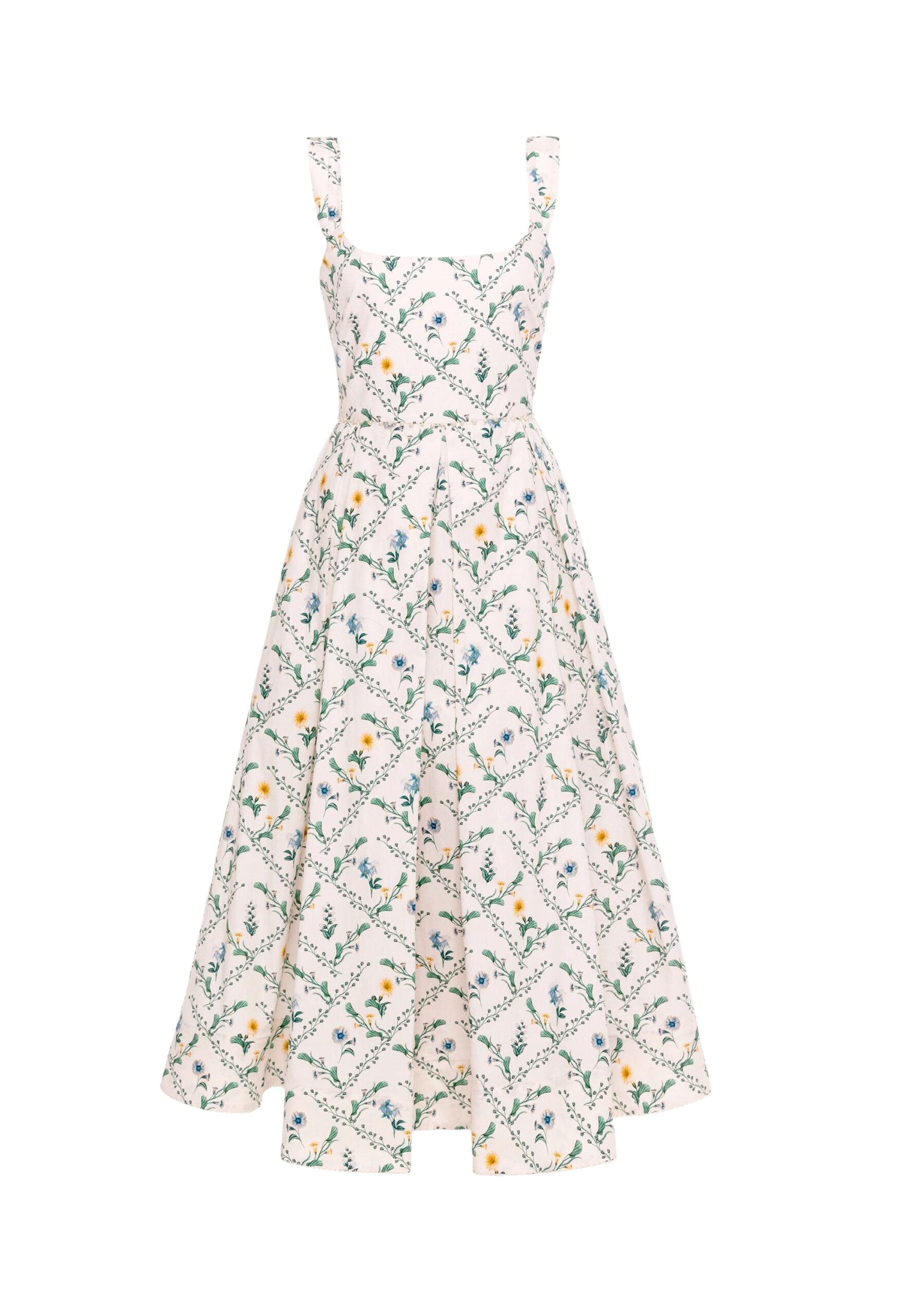 Agua by Agua Bendita Alcaparra Brisa Midi Dress - Agua by Agua Bendita Dresses - Artisanal Colombian Resort Wear at Luxury Shoes 