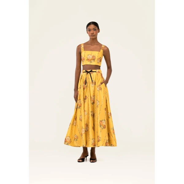 Agua By Agua Bendita Amanda Paramo Cropped Top, view 2