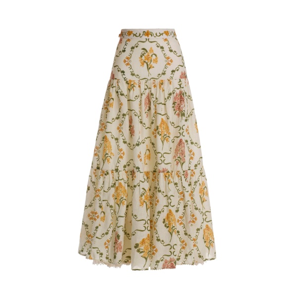 Agua by Agua Bendita Anis Cordillera Maxi Skirt - Agua by Agua Bendita Skirts - Artisanal Colombian Resort Wear at Luxury Shoes 