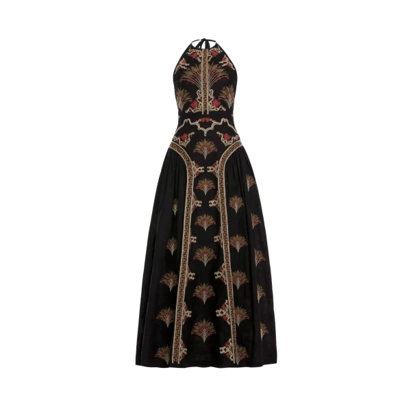 Agua by Agua Bendita Balsa Andes Midi Dress - Agua by Agua Bendita Dresses - Artisanal Colombian Resort Wear at Luxury Shoes 