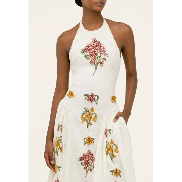 Agua By Agua Bendita Balsa Cordillera Midi Dress, view 6